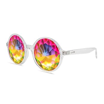Amazon.com: GloFX Kaleidoscope Glasses | Lightweight Crystal